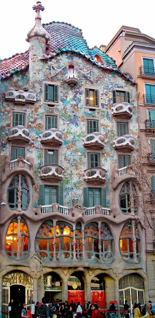 Gaudi, Casa Batlo, Barcelone. 